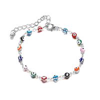 Rétro L'oeil Du Diable Le Cuivre Placage Unisexe Bracelets Bracelet De Cheville Collier sku image 20