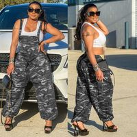 Women's Daily Streetwear Camouflage Ankle-length Jumpsuits main image 2