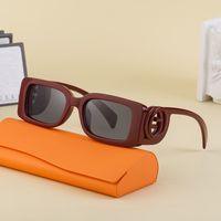 Casual Solid Color Pc Square Full Frame Women's Sunglasses main image 4