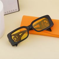 Casual Color Sólido Ordenador Personal Cuadrado Fotograma Completo Gafas De Sol Mujer main image 3