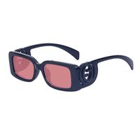 Casual Solid Color Pc Square Full Frame Women's Sunglasses sku image 2