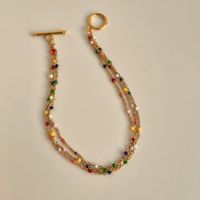 Wholesale Fairy Style Colorful Titanium Steel Necklace main image 3