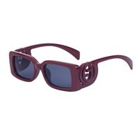 Décontractée Couleur Unie Pc Carré Plein Cadre Femmes De Lunettes De Soleil sku image 6