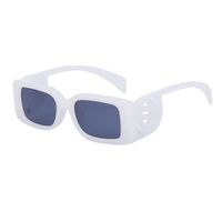 Casual Solid Color Pc Square Full Frame Women's Sunglasses sku image 7