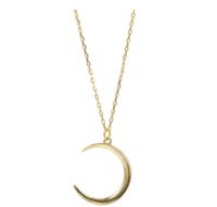 Simple Style Moon Metal Plating Women's Pendant Necklace sku image 1