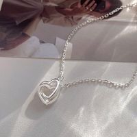 Simple Style Heart Shape Alloy Plating Chain Women's Bracelets main image 5