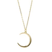 Simple Style Moon Metal Plating Women's Pendant Necklace main image 3