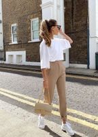 Women's Street Streetwear Solid Color Full Length Casual Pants main image 9