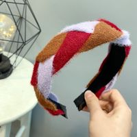 Woolen Knitted Twist Braided Headband sku image 5