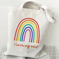 Women's Simple Style Letter Shopping Bags sku image 1