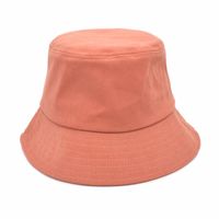 Unisex Casual Solid Color Flat Eaves Bucket Hat main image 2