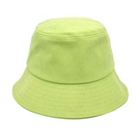 Unisex Casual Solid Color Flat Eaves Bucket Hat sku image 12