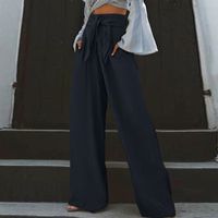 Women's Street Casual Solid Color Full Length Casual Pants main image 4