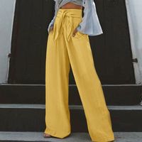 Women's Street Casual Solid Color Full Length Casual Pants main image 1
