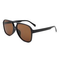 Retro Solid Color Pc Round Frame Full Frame Women's Sunglasses sku image 5