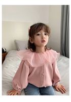 Princess Cute Simple Style Solid Color Lace Cotton Girls Outerwear sku image 13