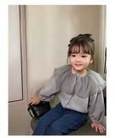 Princess Cute Simple Style Solid Color Lace Cotton Girls Outerwear sku image 1