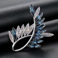 Simple Style Branches Alloy Inlay Zircon Women'S Brooches sku image 1