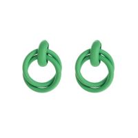 Wholesale Jewelry 1 Pair Simple Style Geometric Alloy Ear Studs main image 3