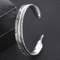 Style Vintage La Plume Alliage Placage Hommes Bracelet main image 4