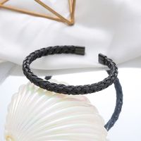 Wholesale Casual Twist Stainless Steel Bangle main image 3