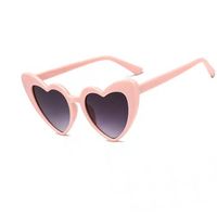 Casual Retro Heart Shape Ac Special-shaped Mirror Full Frame Women's Sunglasses main image 4