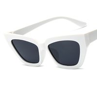 Streetwear Solid Color Ac Square Full Frame Women's Sunglasses main image 6
