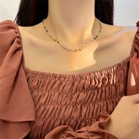 Simple Style Geometric Arylic Alloy Beaded Women's Necklace main image 1