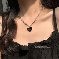 Simple Style Square Butterfly Bow Knot Alloy Pearl Inlay Rhinestones Women's Necklace sku image 174