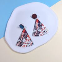 Wholesale Jewelry 1 Pair Bohemian Geometric Arylic Drop Earrings sku image 1