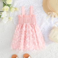 Princess Butterfly Polyester Girls Dresses main image 5