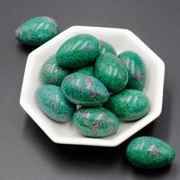 Egg Shaped 30mm Natural Agate Crystal Agate Semi-precious Stone Small Egg Stone Playing Tao Ore sku image 3