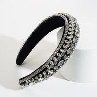 Barocker Stil Geometrisch Tuch Inlay Künstliche Perlen Strasssteine Glas Haarband sku image 9