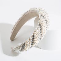 Barocker Stil Geometrisch Tuch Inlay Künstliche Perlen Strasssteine Glas Haarband sku image 8