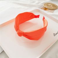 Sweet Solid Color Knot Cloth Hair Band sku image 4