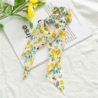 Sweet Ditsy Floral Cloth Ribbon Hair Tie sku image 5