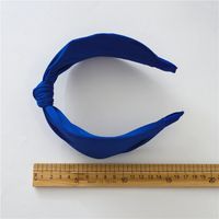 Sweet Solid Color Knot Cloth Hair Band main image 4