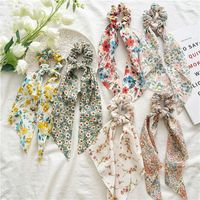 Sweet Ditsy Floral Cloth Ribbon Hair Tie main image 1