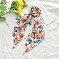 Sweet Ditsy Floral Cloth Ribbon Hair Tie sku image 2