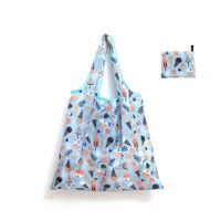Cute Pastoral Flower Polyester Composite Needle Punched Cotton Shopping Bags sku image 30