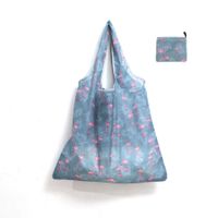 Cute Pastoral Flower Polyester Composite Needle Punched Cotton Shopping Bags sku image 40