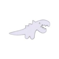 Cartoon Style Dinosaur Alloy Stoving Varnish Unisex Brooches sku image 1