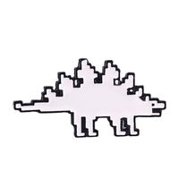 Cartoon Style Dinosaur Alloy Stoving Varnish Unisex Brooches sku image 5