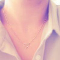 Simple Style Triangle Alloy Plating Women's Necklace main image 4