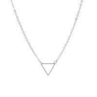 Einfacher Stil Dreieck Legierung Überzug Frau Halskette main image 3