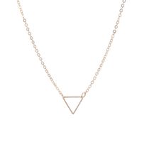 Simple Style Triangle Alloy Plating Women's Necklace sku image 1