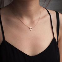 Simple Style Triangle Alloy Plating Women's Necklace main image 1