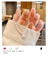 Elegant Round Alloy Shell Plating Women's Bracelets Necklace sku image 1