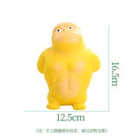 Creative Gorilla Sand Plastic Cartoon Vent Stretchable Soft Rubber Toy sku image 15