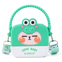 Kid's Small All Seasons Silica Gel Animal Cute Square Zipper Handbag main image 6